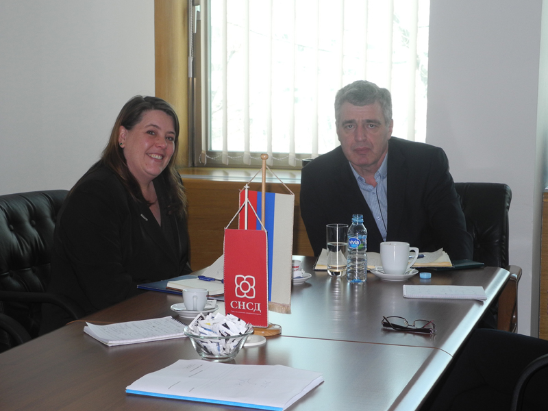 Посланик Лазар Продановић разговарао са шефицом Kancelarije Савјета Европе у БиХ